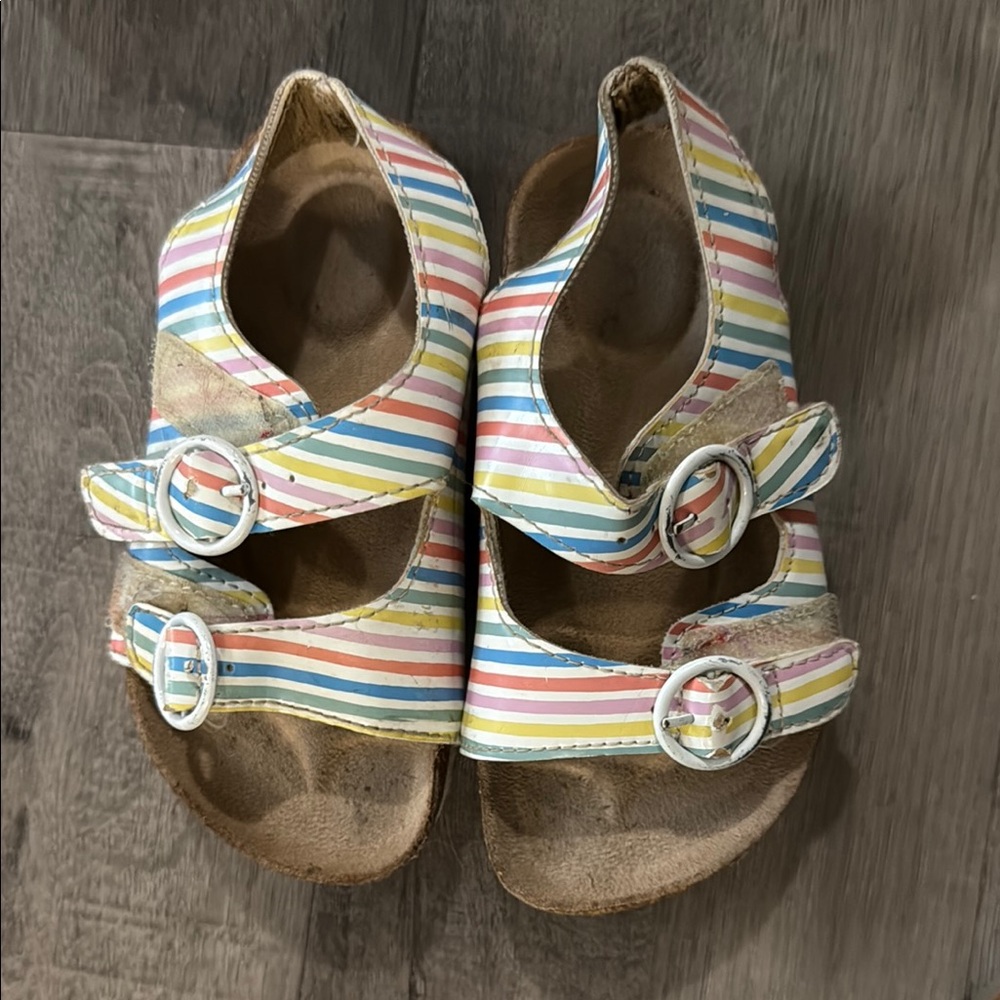 FREE WITH BUNDLE Colorful Striped Kids Sandals